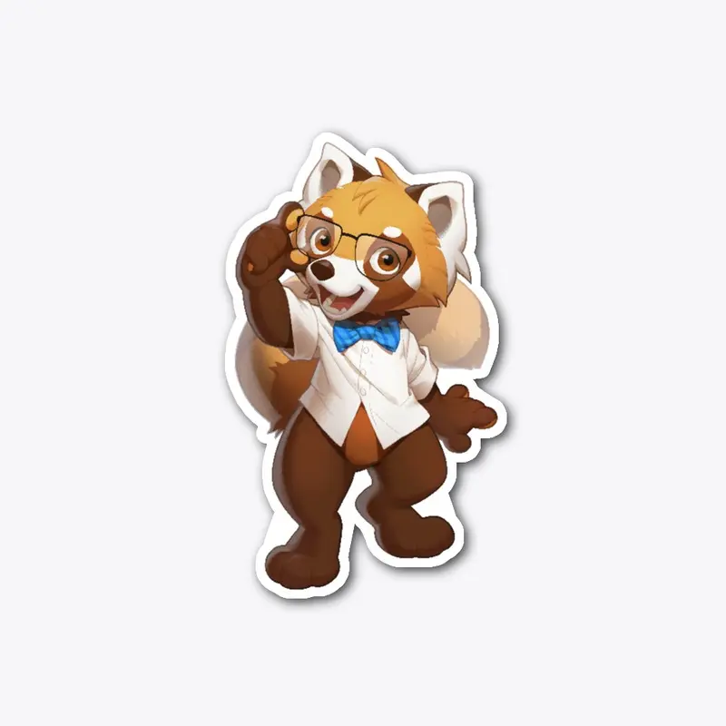 Smart Panda Sticker